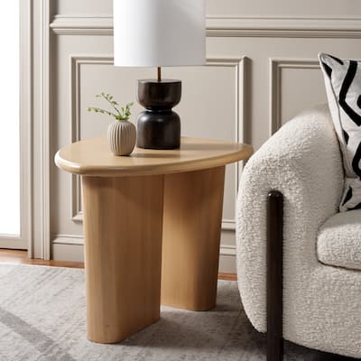 SAFAVIEH Gena End Table - 25.6 W In. x 20.8 In. D x 20.8 In. H - 26"W x 21"D x 21"H