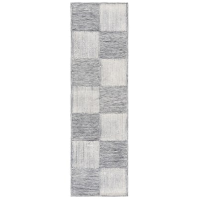 SAFAVIEH Handmade Ebony Ladda Wool Rug