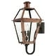 preview thumbnail 1 of 0, Rue De Royal 2-Light Outdoor Wall Lantern in Aged Copper Aged Copper