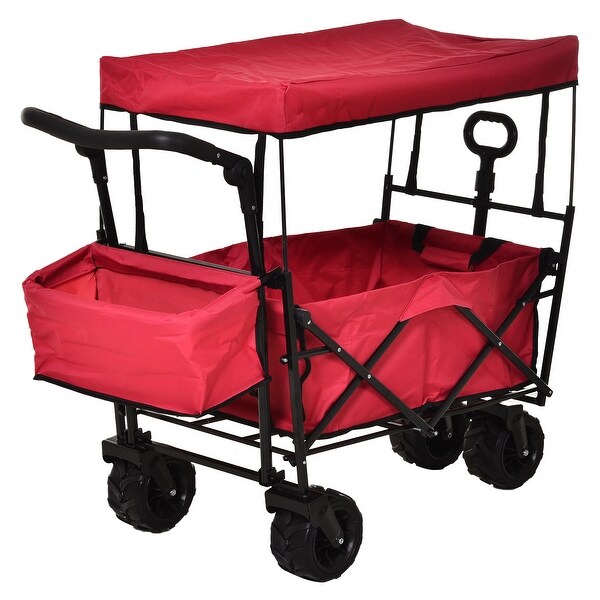 collapsible pull along cart