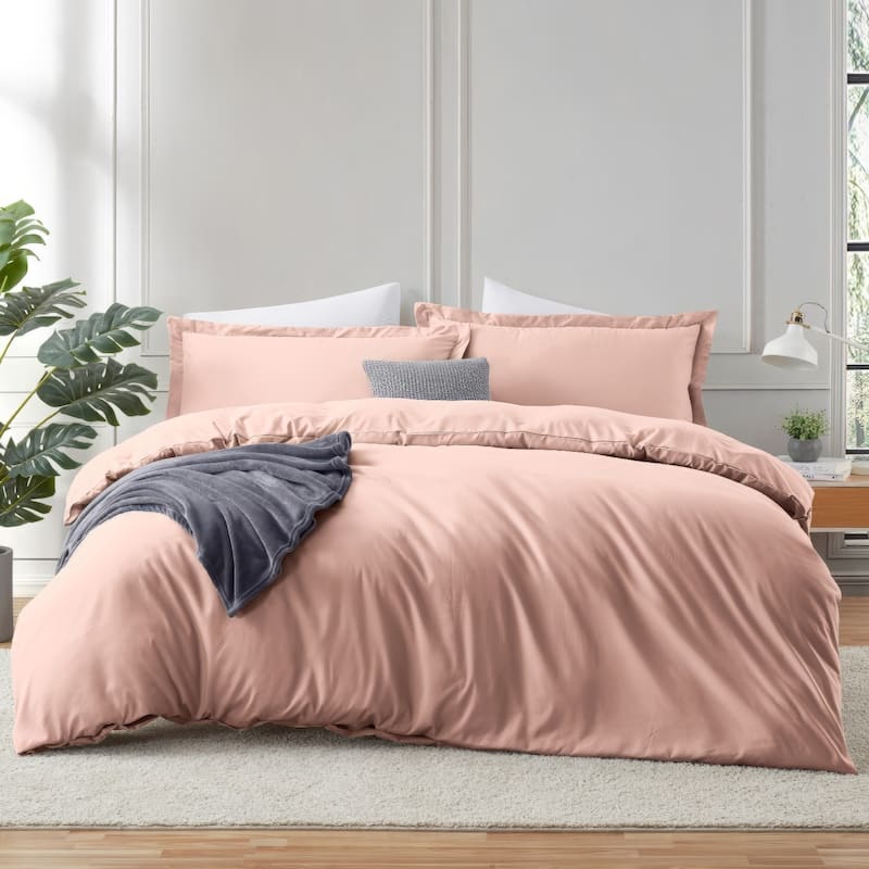 Emperyan 3 Piece Duvet Cover Sets, Soft Double Brushed Duvet Covers with Button Closure