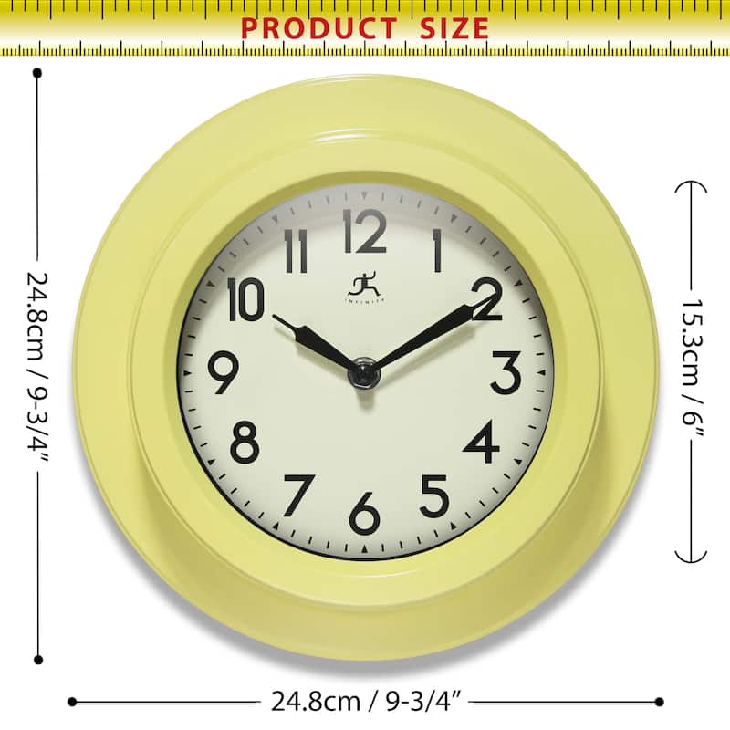 Retro Escape 9.75" Wall Clock - 9.75 in.
