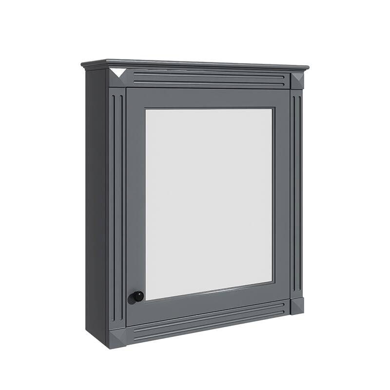 24'' x 27'' Wall Mounted Medicine Cabinet with Height Adjustable Shelf