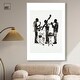 preview thumbnail 61 of 60, Bebop II Black Art Canvas Print by Art Remedy