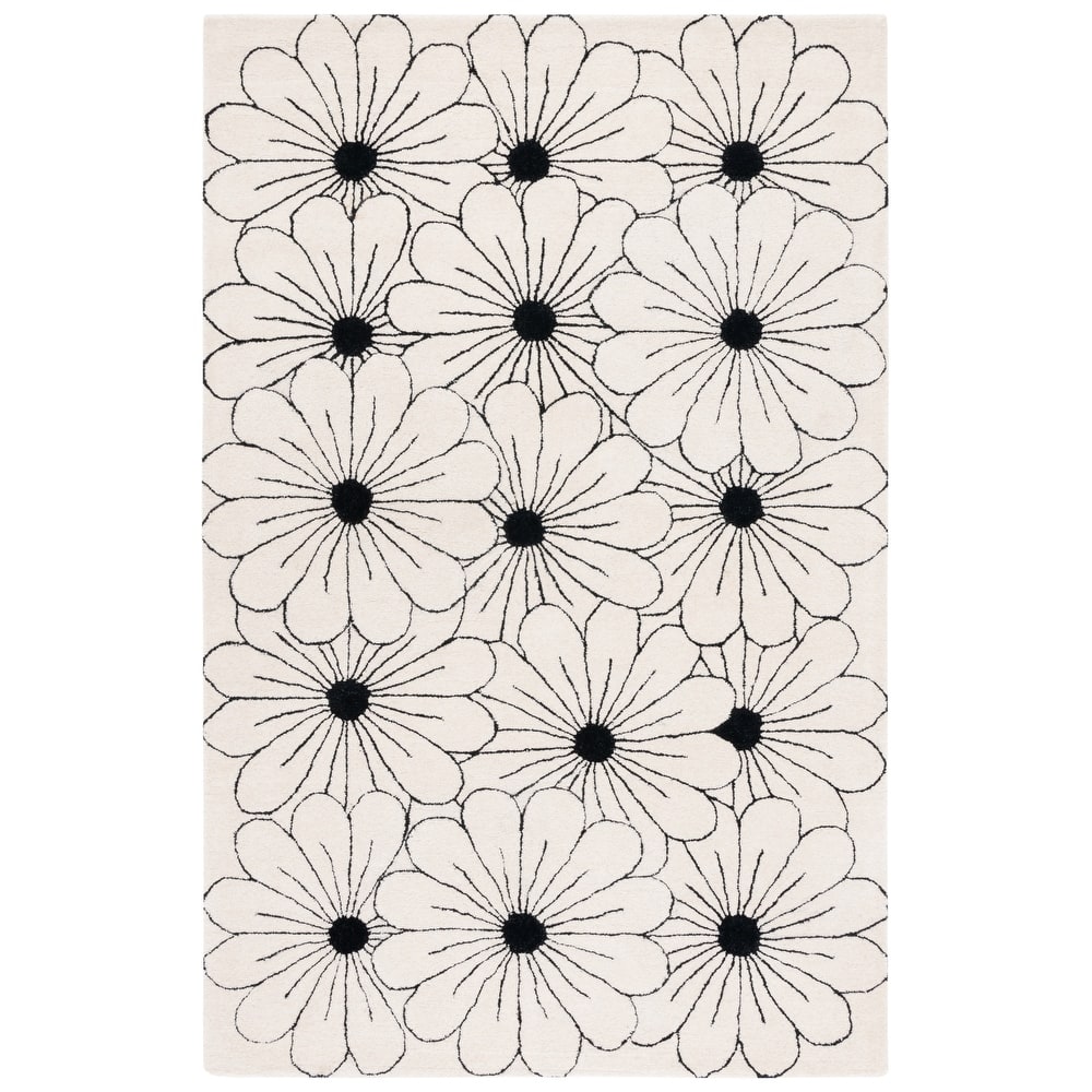 SAFAVIEH Handmade Soho Jenilee Daisies N.Z. Wool Rug