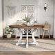 preview thumbnail 13 of 18, Furniture of America Sylmer Farmhouse 54-inch Round Dining Table