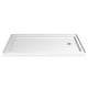 preview thumbnail 5 of 16, DreamLine SlimLine 32 in. D x 60 in. W x 2 3/4 in. H Single Threshold Shower Base - 32" x 60" Right