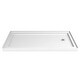 preview thumbnail 15 of 16, DreamLine SlimLine 36 in. D x 60 in. W x 2 3/4 in. H Single Threshold Shower Base Right Drain Base