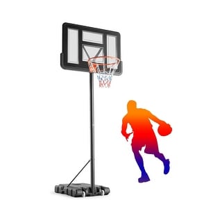 Basketball Hoop Outdoor 4.2-10ft Adjustable Portable Basketball Goal