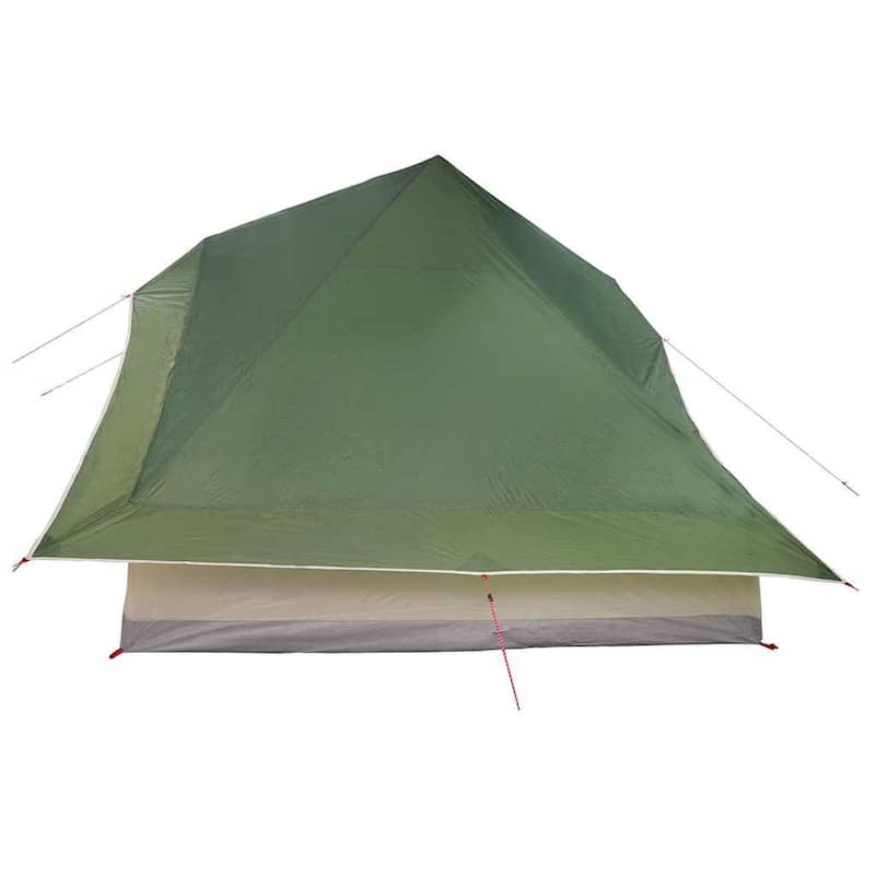 vidaXL Family Tipi Tent Folding with Roof Green 364 x 281 x 257 cm - 143.31 x 110.63 x 101.18 in