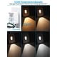preview thumbnail 5 of 14, 6 Pack LED Vertical 5CCT Step Lights, Replaceable Magnetic Faceplat Indoor Stair Light, Dimmable