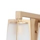 preview thumbnail 15 of 22, Modern Glam 2/3/4-Lights Gold Bathroom Vanity Lights Dimmable Frosted Funnel Glass Wall Sconces