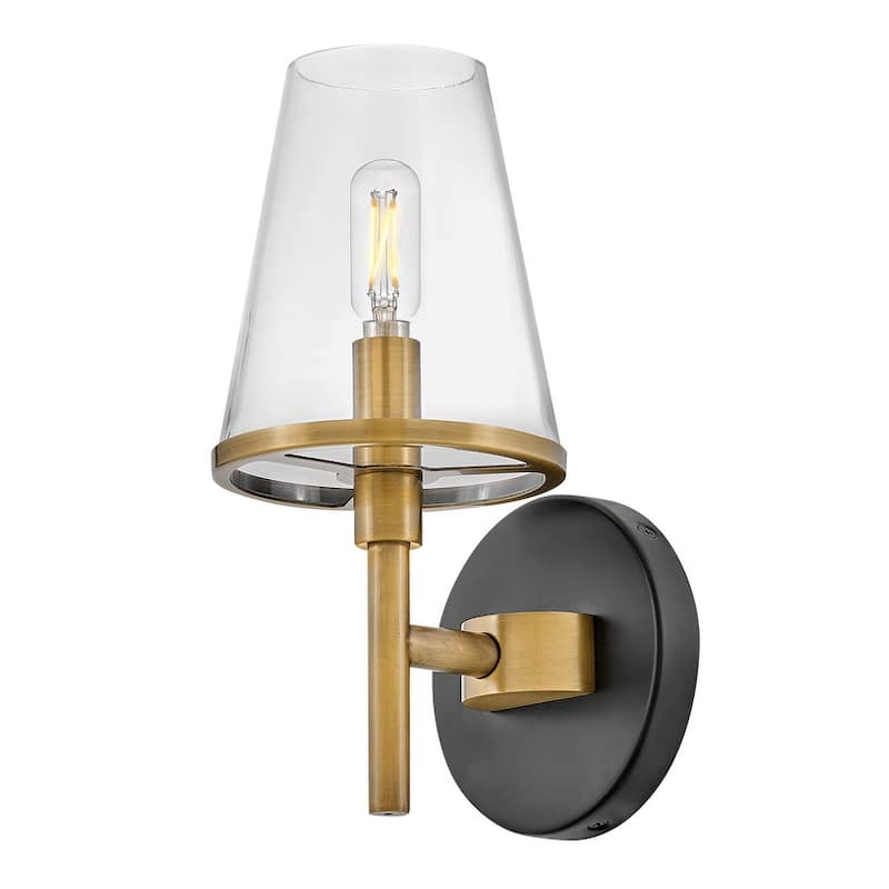 Hinkley Lighting 51080 Marten 11" Tall Bathroom Sconce with Clear