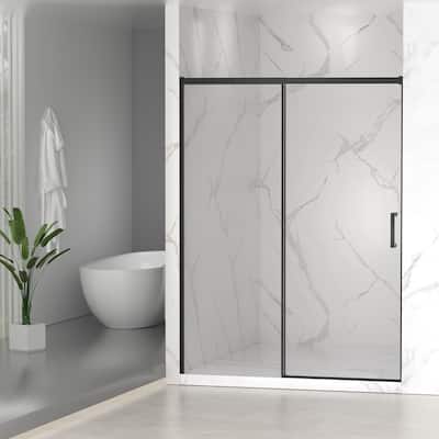 Topcraft 56-60" W x 74" H Semi-Frameless Sliding Shower Door - 60*74