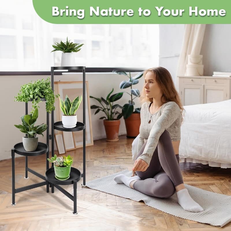 Tiered Metal Plant Stand