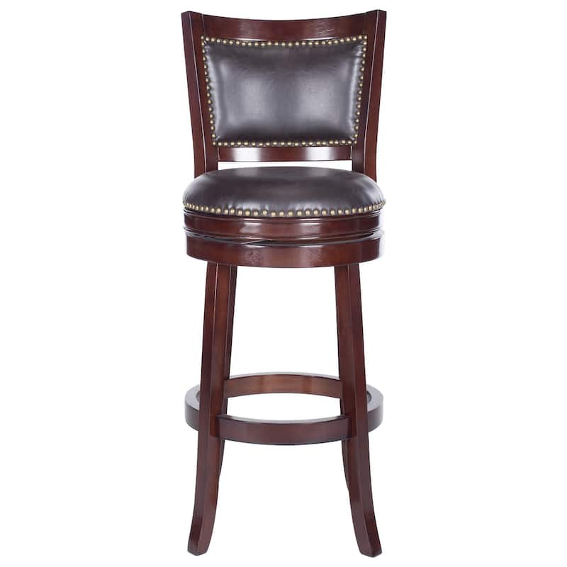 SAFAVIEH Kristina 29-inch Sierra Brown Bar Stool - 20.5" x 20.8" x 43.5" - 21Wx21Dx44H