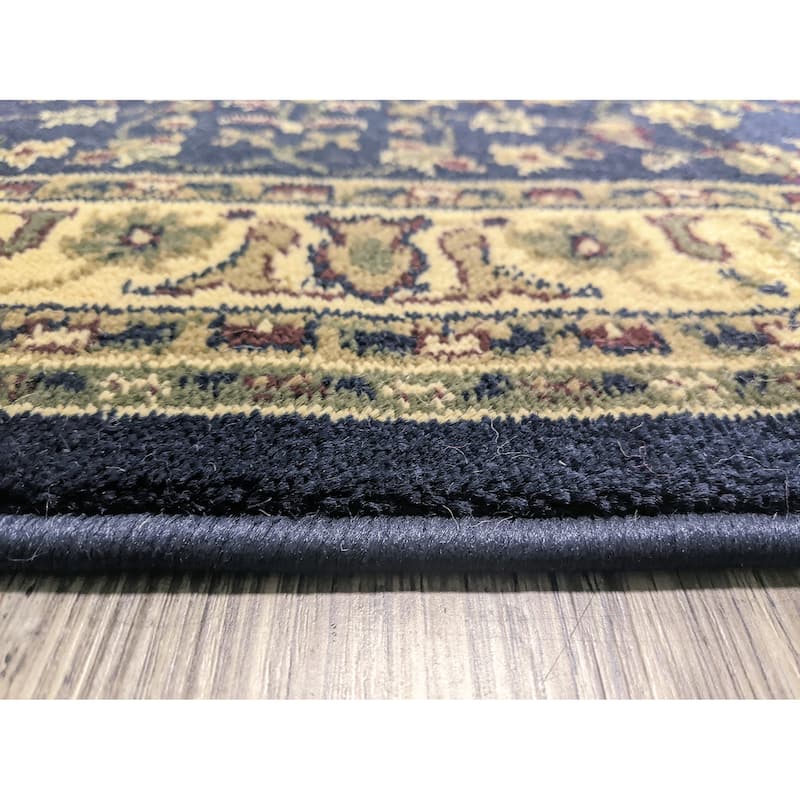 Admire Home Living Caroline Traditional Floral Sarouk Pattern Area Rug