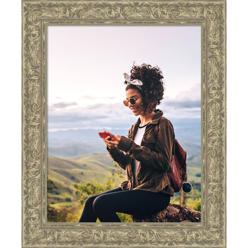 Luxe Picture Frame, Photo Frame - 22x28 - Luxe Antique Silver