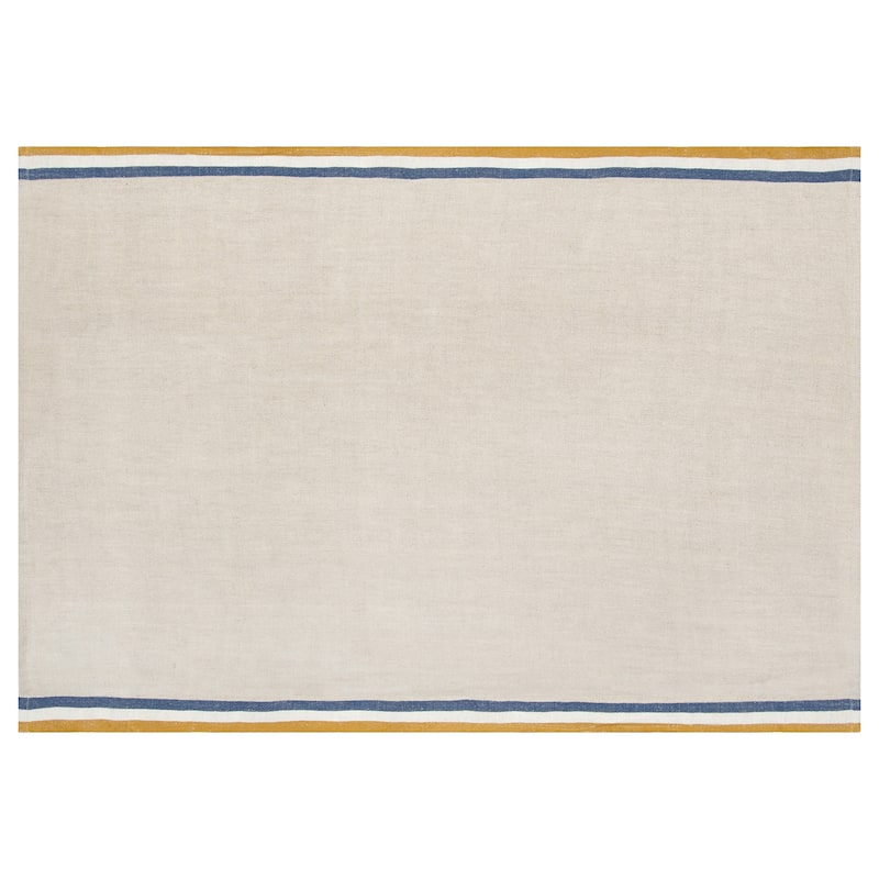 Caravan Normandy White Tea Towels - Set of 2 - 20 x 30"
