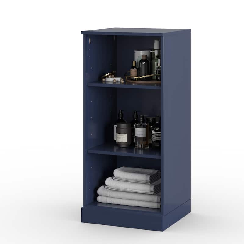 100% Solid Wood 16.5" Bathroom Cabinet with Optional Doors by Palace Imports