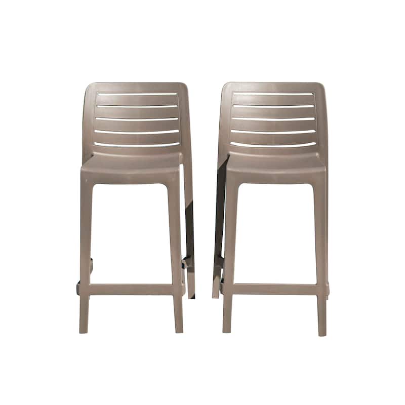 Leva Set of 2 Counterstools - Cappucino