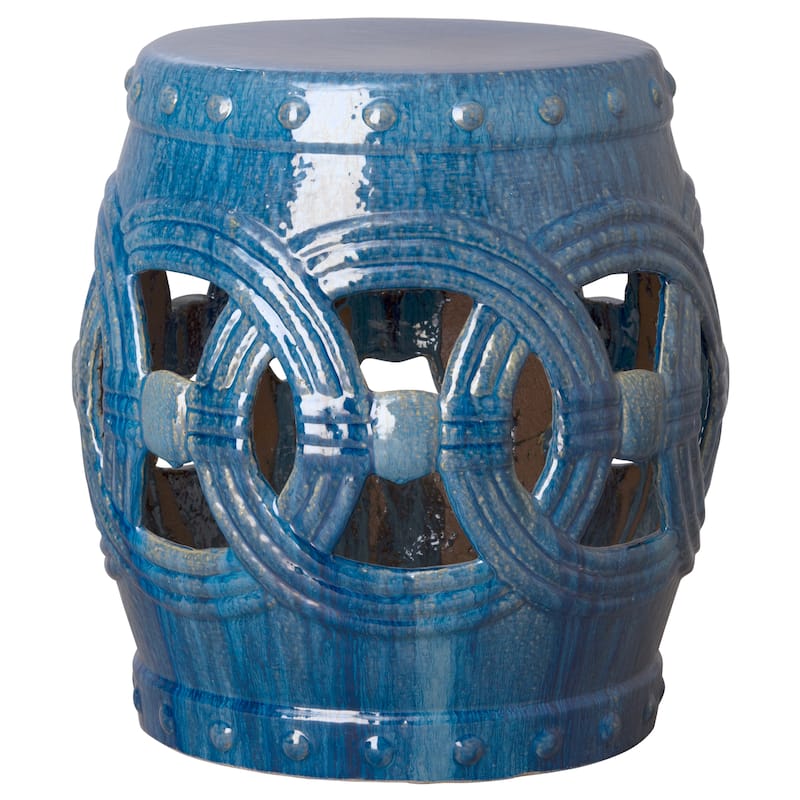 Eternity Stool - 19 in. H - Blue - Single