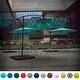 preview thumbnail 1 of 37, 10 Ft. Solar Power Lighted Patio Umbrella with Base Stand