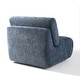 preview thumbnail 13 of 54, 33'' W Swivel Armless Sponge Filling Bean Bag Accent Chair Lounger