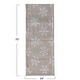 preview thumbnail 2 of 0, Woven Fabric Jacquard Table Runner with Snowflake Pattern