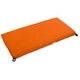 preview thumbnail 6 of 16, 48-inch All-weather Indoor/Outdoor Bench Cushion Tangerine Dream