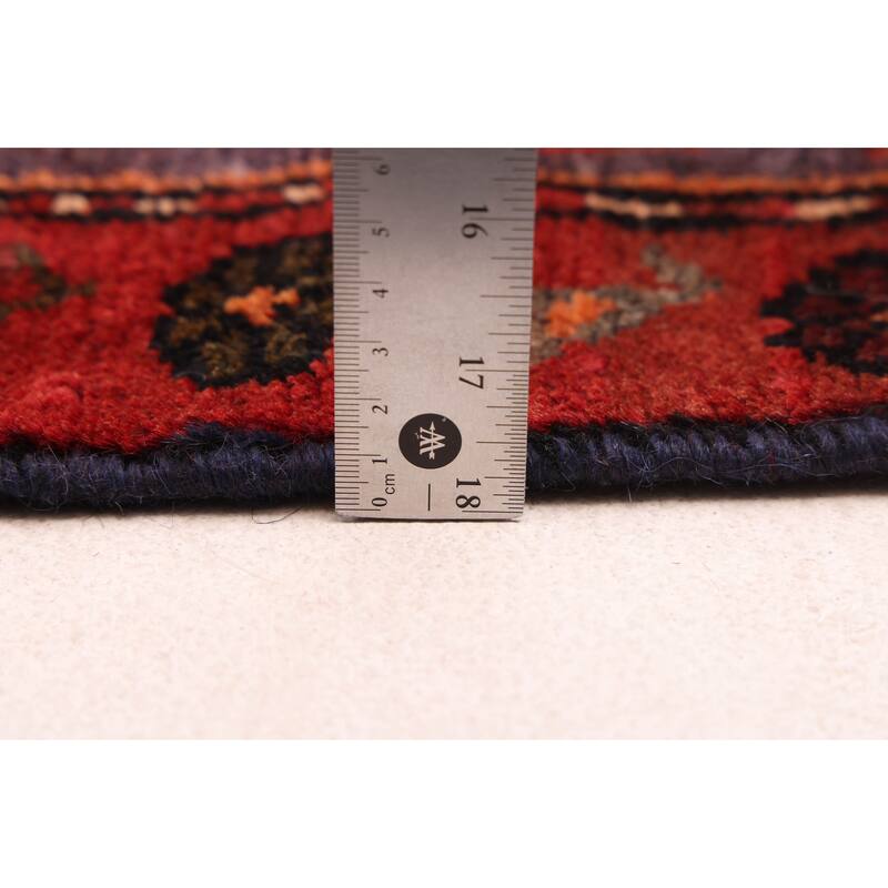 ECARPETGALLERY Hand-knotted Andelz Red Wool Rug - 4'7 x 8'8