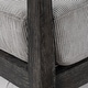 preview thumbnail 4 of 6, Uttermost Brunei 31" Wide Modern Accent Chair with Solid Oak Frame and