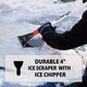 preview thumbnail 2 of 6, Oskar Heavy Duty 35" Snow Brush with Ice Scraper, Ergonomic Power Scraping Grip Design, Red/Black