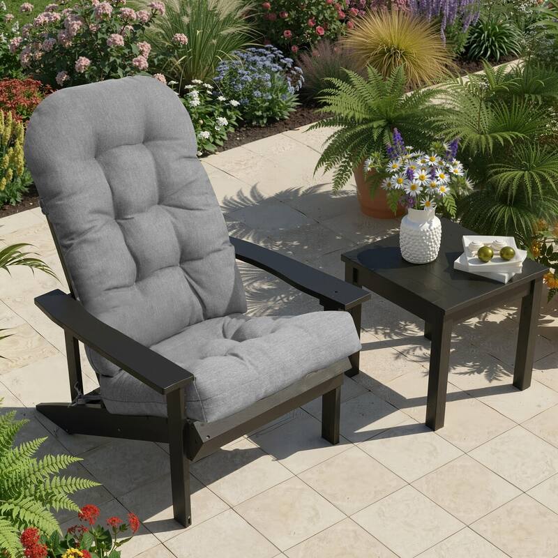 Outdoor Adirondack Chair Cushion Rocking Chair Cushions Thickened Patio Chair Pad with Sunbrella