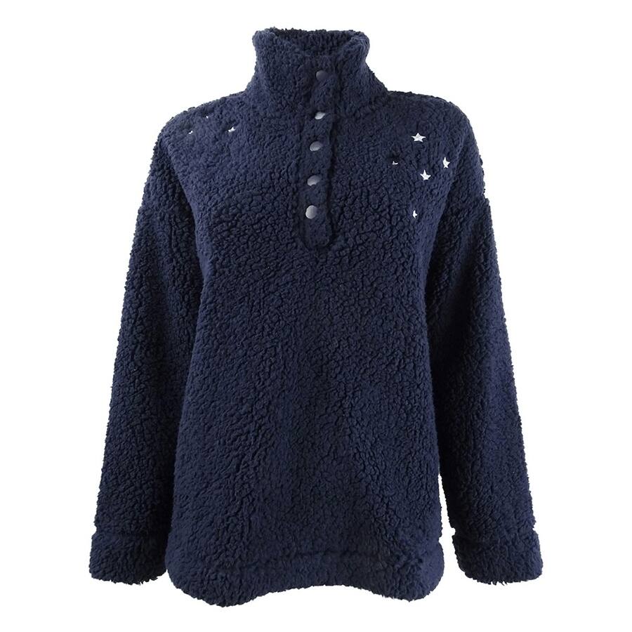 Jenni by Jennifer Moore Women's Faux Sherpa Cozy Pullover