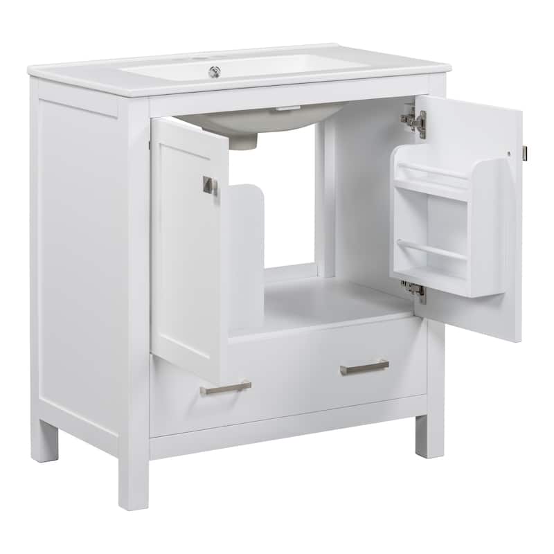 30" Bathroom Vanity with Single Sink