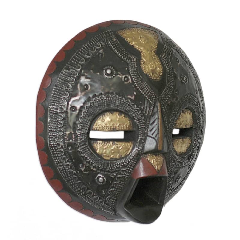 Handmade Sign of Protection Sese Wood Mask (Ghana)