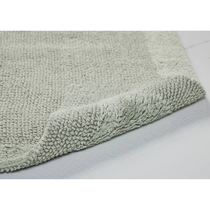 Better Trends Bath Rugs 100% Cotton Soft Water Absorbent Chenille Bathroom Rug for Shower, Sink Mats Edge Collection