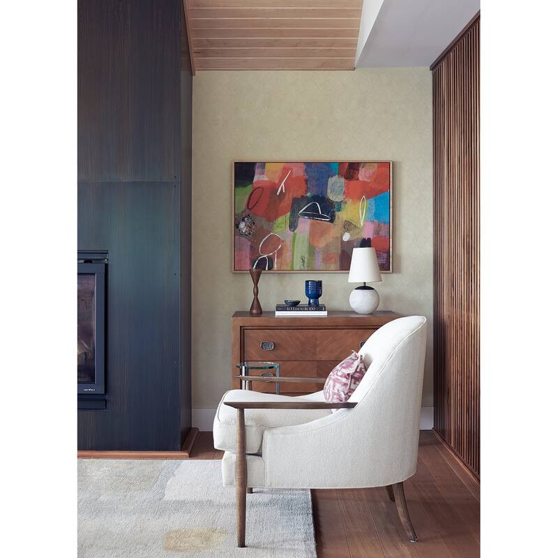 A-Street Prints Rauta Pearl Hexagon Tile Wallpaper