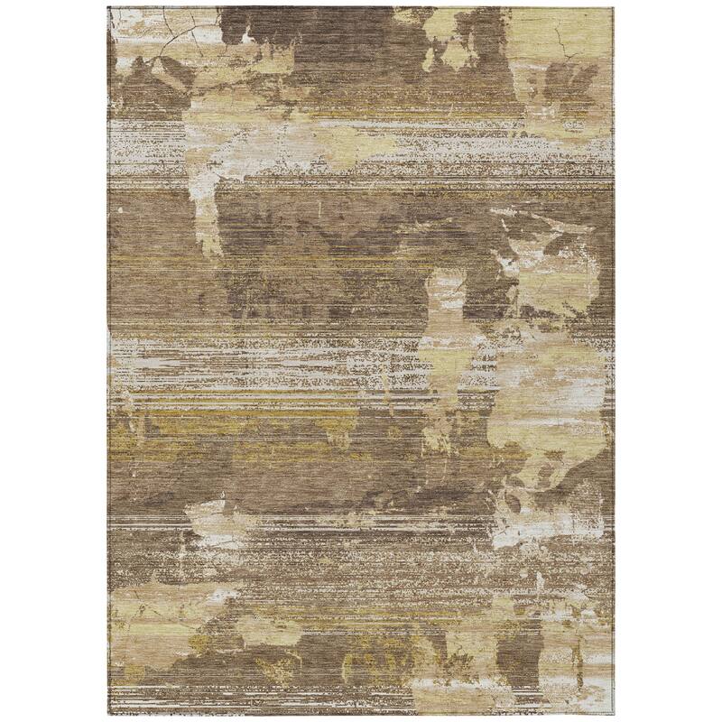 Machine Washable Indoor/ Outdoor Chic Veta Chantille Rug