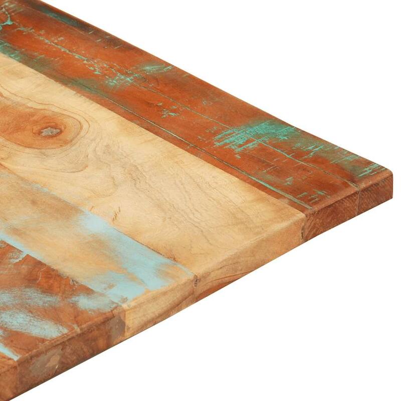 vidaXL Table Top Multicolor Solid reclaimed wood Standard