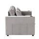 preview thumbnail 4 of 39, 55" Multi-functional Velvet Sofa Bed with Cup Holder and USB Port for Living Room