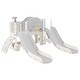 preview thumbnail 8 of 43, 7 in 1 Toddler Slide Playset, Kids Climbers Playground with Double Slides, Arch Tunnel, Ring Toss and Basketball Hoop