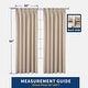 preview thumbnail 6 of 58, DriftAway Pinch Pleat Linen Textured Semi Sheer Solid Curtains Back Tabs