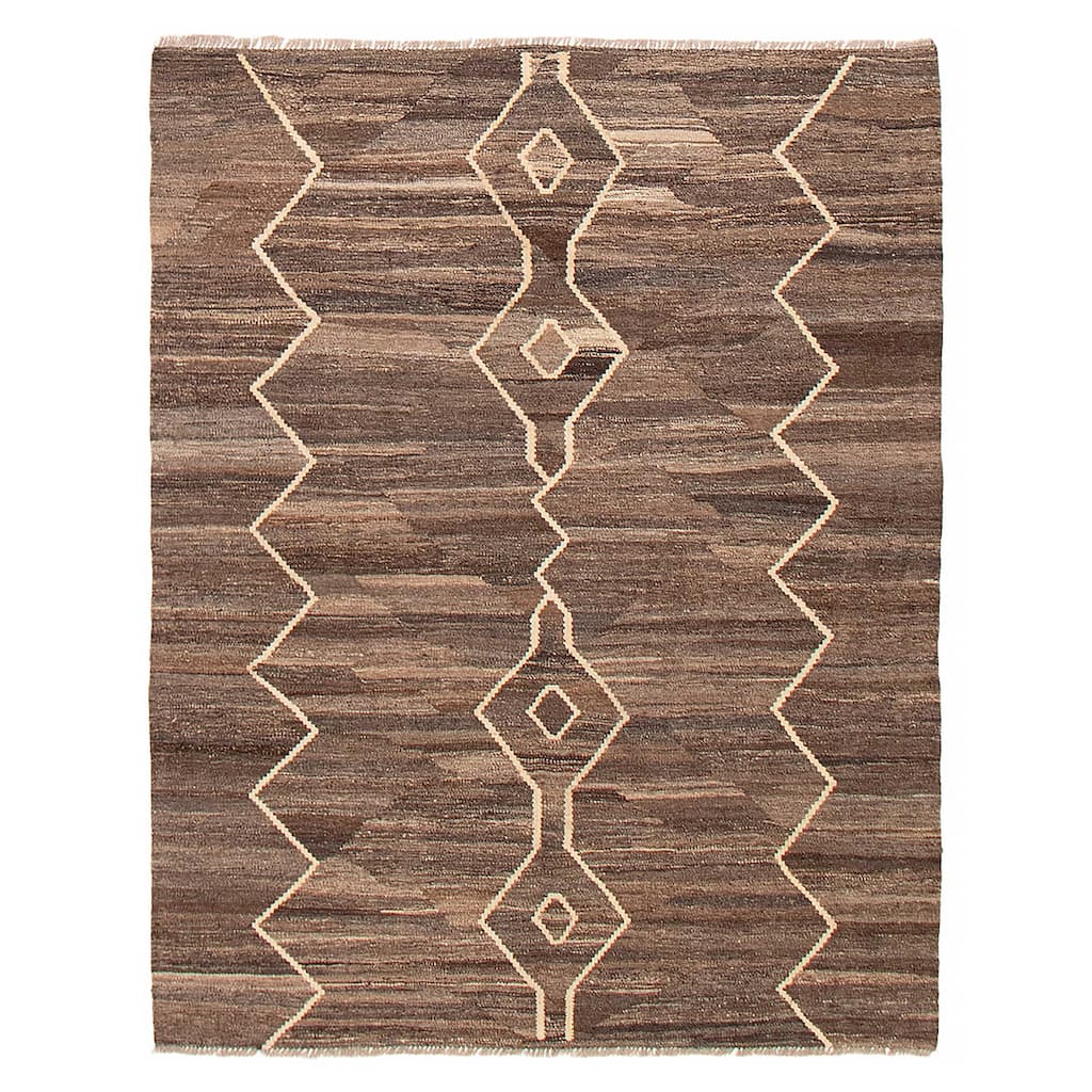 Sivas Brown Kilim 5'2" x 6'9" - 5'2 x 6'9