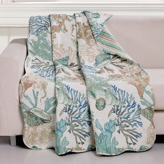 Greenland Home Fashions Atlantis Coastal Throw Blanket