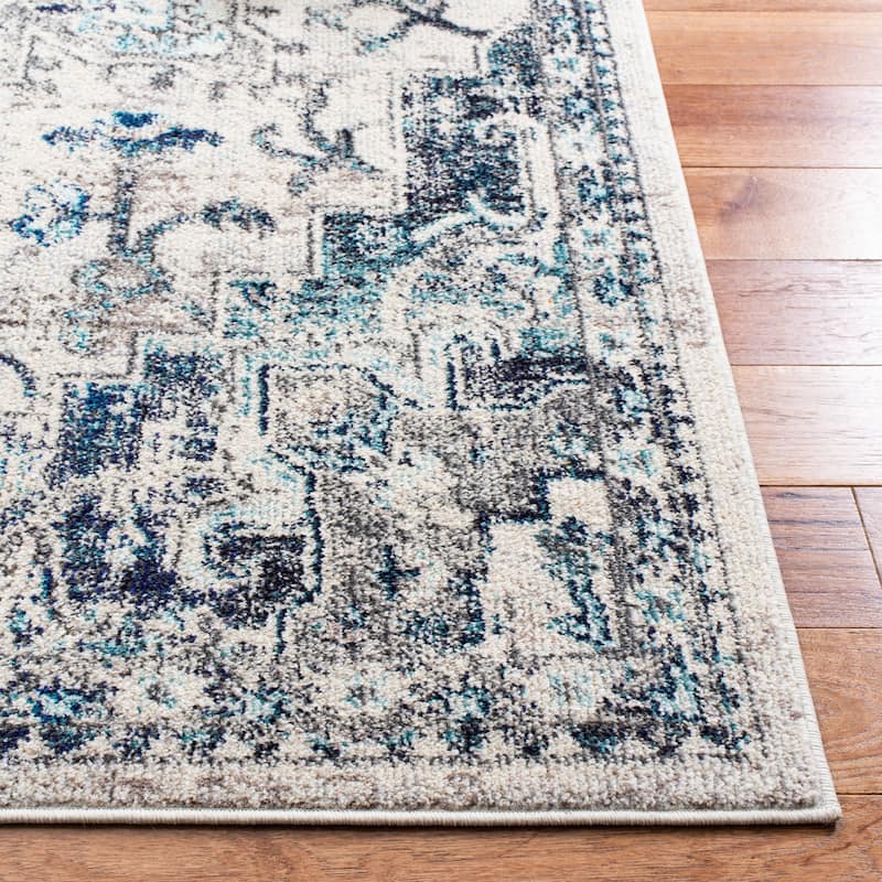 SAFAVIEH Madison Diederike Boho Medallion Distressed Rug