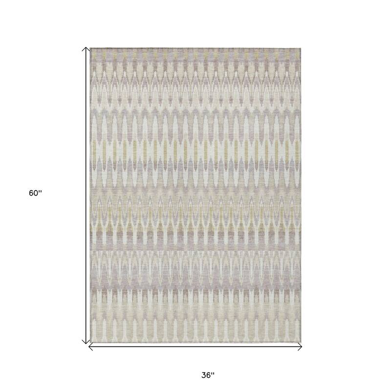 HomeRoots Southwestern Transitional Rectangle Outdoor Rug