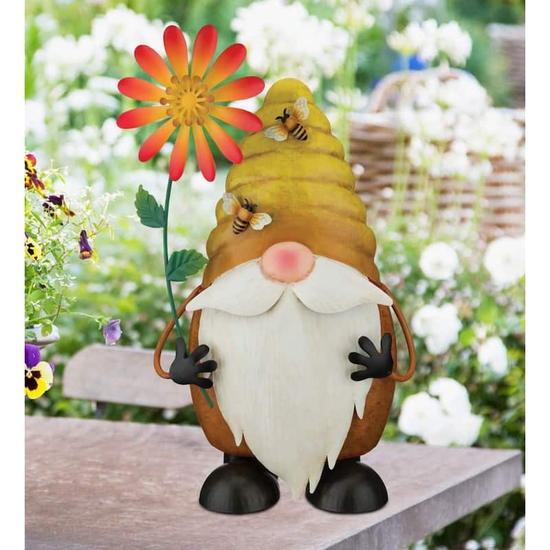 Gnome Spinner Decor - Bee