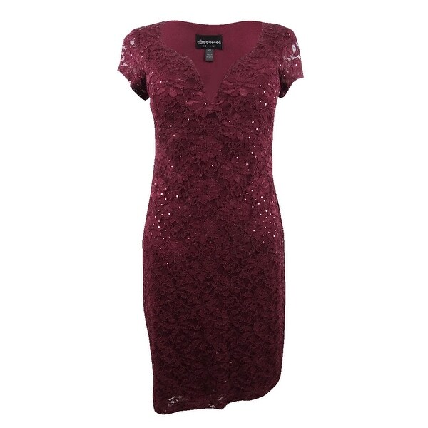 connected embellished lace dress